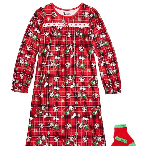 Minnie Mouse Nightgown & Matching Socks Set - Picture 5 of 6